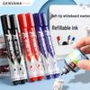 Jin Wannian 72-Hour Refillable Capless Whiteboard Marker - Soft, Large Tip, Non-Drying, Erasable with Thick Lines