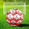 Doncaster Red Crest Soccer Ball Size 5 Soccer Ball, Machine-stitched, Soft and Comfortable, Suitable for Training and Matches Fan Gift