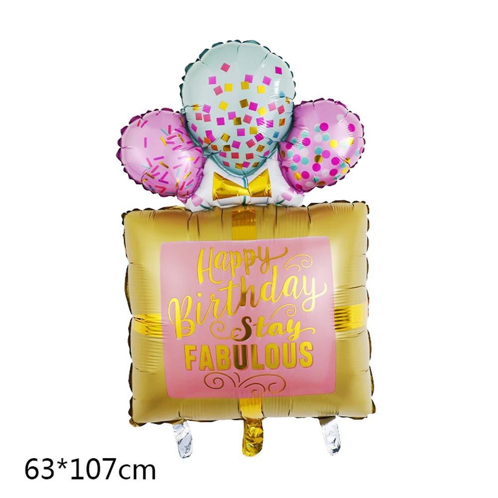 Premium Happy Birthday Aluminum Foil Balloons Ideal For Memorable Celebration Events