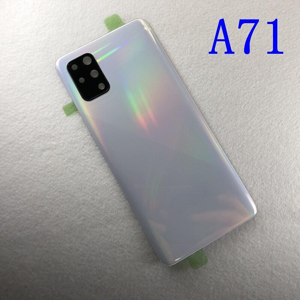 

Для Samsung Galaxy A31 A41 A51 A71 2020 A315 A415 A515 A715 Задня батарея Заміна корпусу Задня дверцята Ремонт A71 White