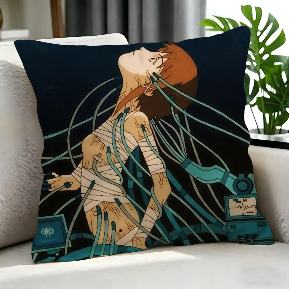 Anime Serial Experiments Lain Cushion Cover Cushion Cover Set Pcs X X X Pillowcase Decorative Sofa Home Decor