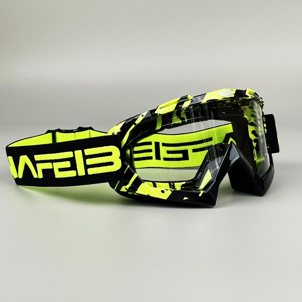 NAFEIB Motokros Gözlüğü Motosiklet Güneş Gözlüğü Erkek MTB ATV Maskesi Rüzgar Geçirmez Koruma Kayak Bisiklet Yarış Off-Road Gözlüğü