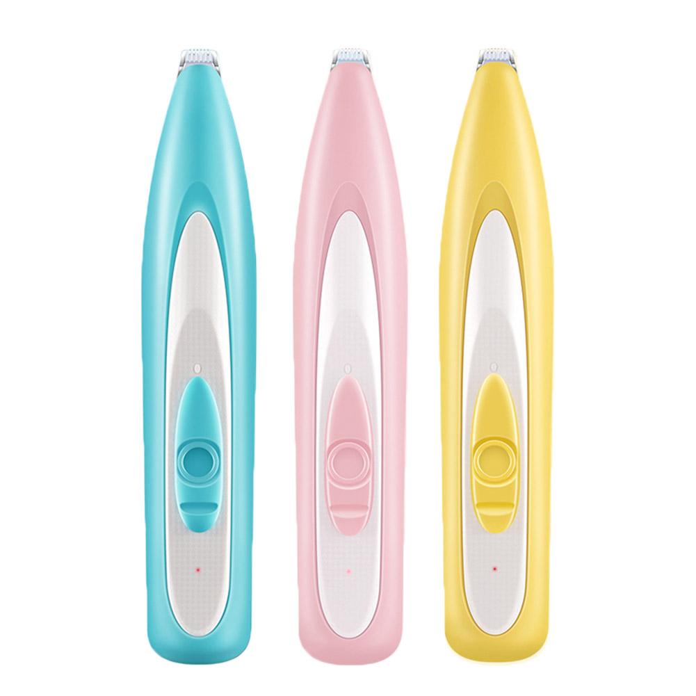 Toilettage Électrique pour Chat Animal de Compagnie Tondeuse avec Lumière LED Étanche Tondeuse Poils Pied Animal de Compagnie Faible Bruit Chat Chien Visage Pied Oreille Hanche Patte Rasoir