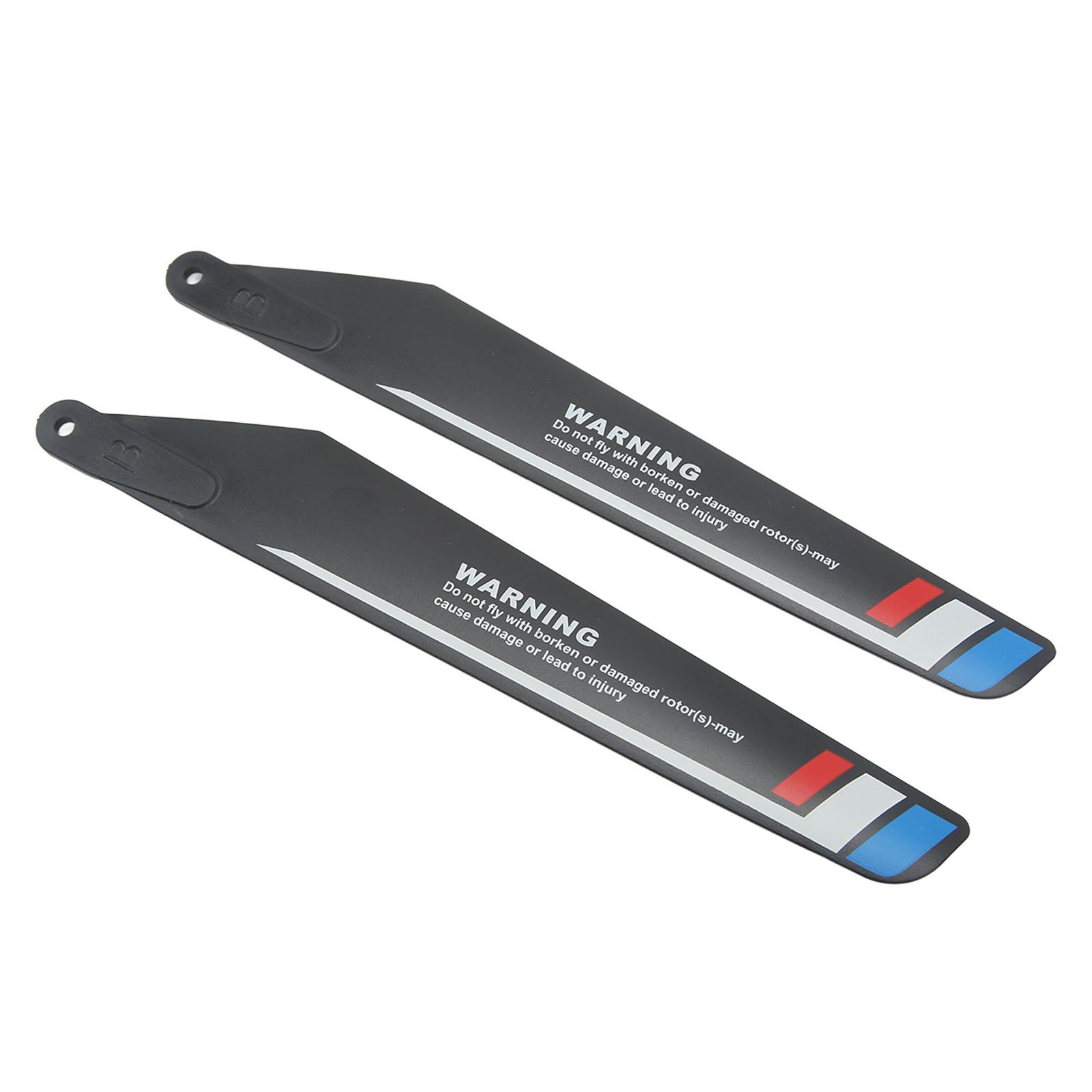 

2Pcs RC Helicopter Main Blade Durable Plastic Vivid Colors V912 Helicopter Main Blade for Wltoys V912 V912 A