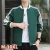 Jacke Herren Baseball Kragen Mode Sport Top Herren Große Größe Casual Stehkragen Herren Jacke