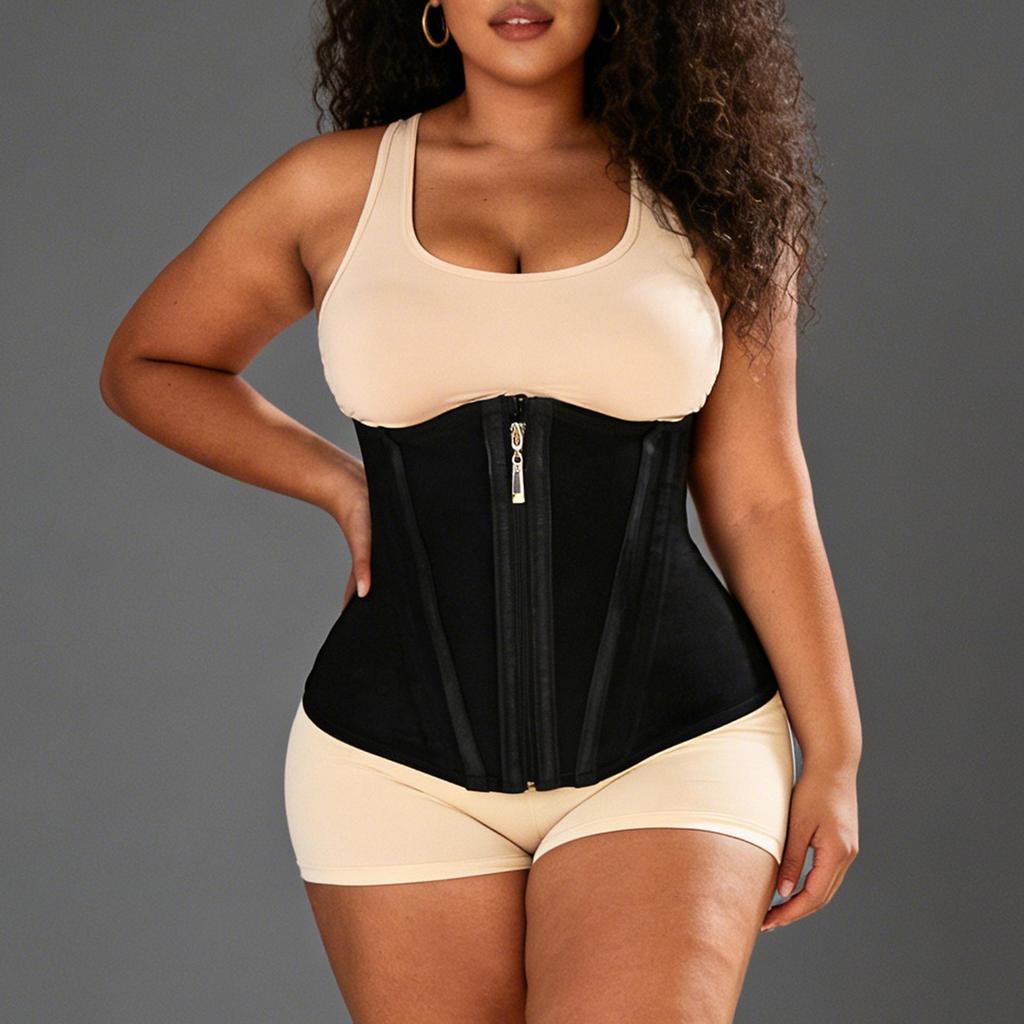 Double-Layer Latex Waist Trainer: Abdomen Control Belt for Fitness and Sweat-Inducing Shaping