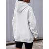 Women's Fashion Casual Solid Color Print Long Sleeve Hooded Hoodies & Sweatshirts