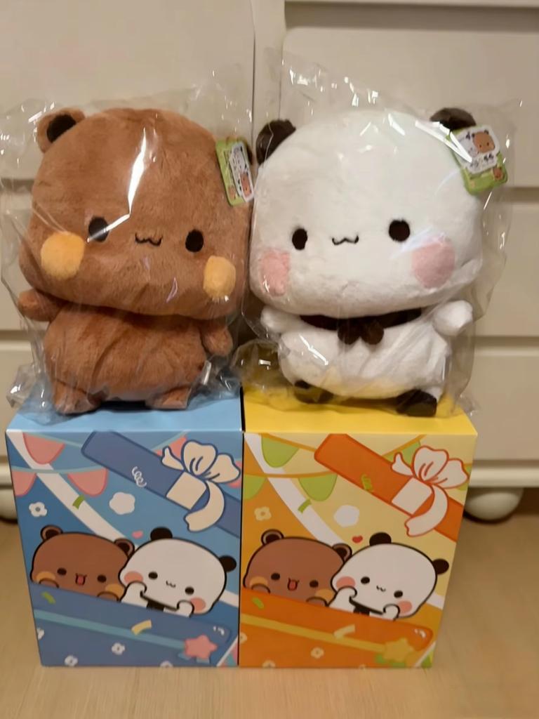 Nowe Pluszowe Lalki Panda Bubu i Yier 35 cm Oficjalne Oryginalne Urocze Miękkie Kreskówkowe Poduszka Bubu i Dudu Zabawka Prezent Urodzinowy