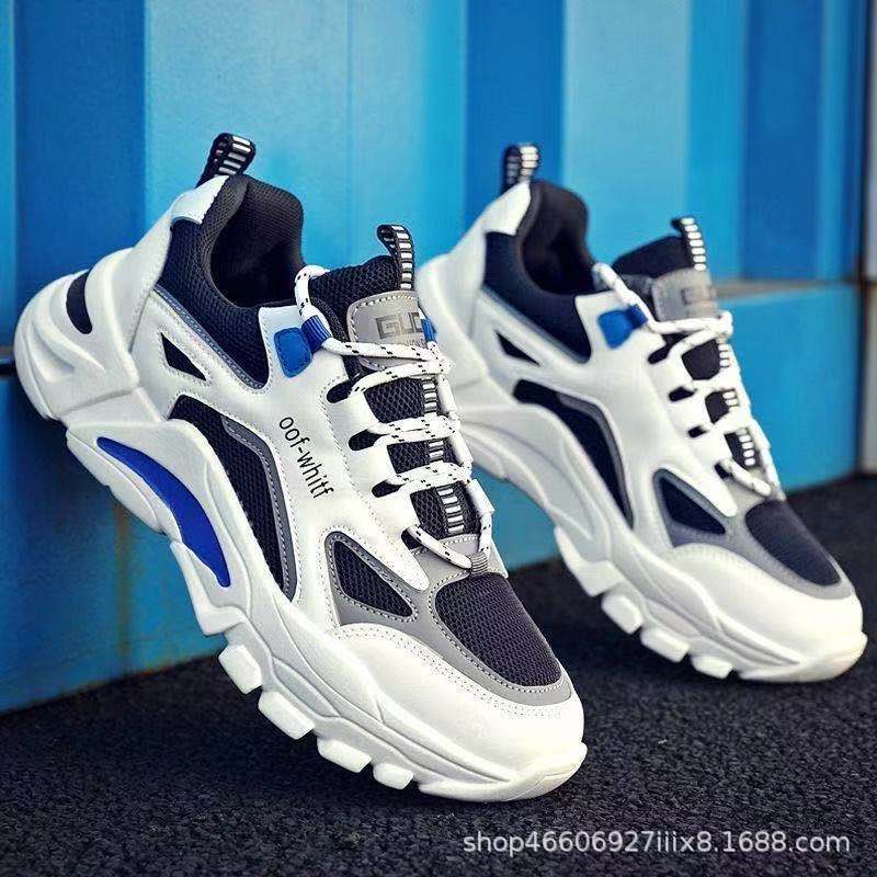 

Кроссовки мужские 2024 лето новые мужские туфли повседневные туфли беговые туфли универсальные мужские папины кроссовки трендовые туфли 44 чёрный