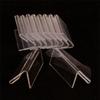 2025+ 150Pcs Clear Signage Card Holder Poster Holder Plastic Mini Label Holder Acrylic Card Display Stand 2x4cm
