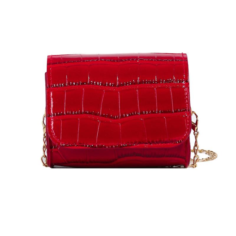 Fashionable New Chain Strap Kids Bag Versatile Solid Color Crossbody For Boys And Girls
