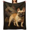 French Bulldog -Frenchie Dog Throw Blanket Anime Sofas Sofa Bed Decoratives Blankets