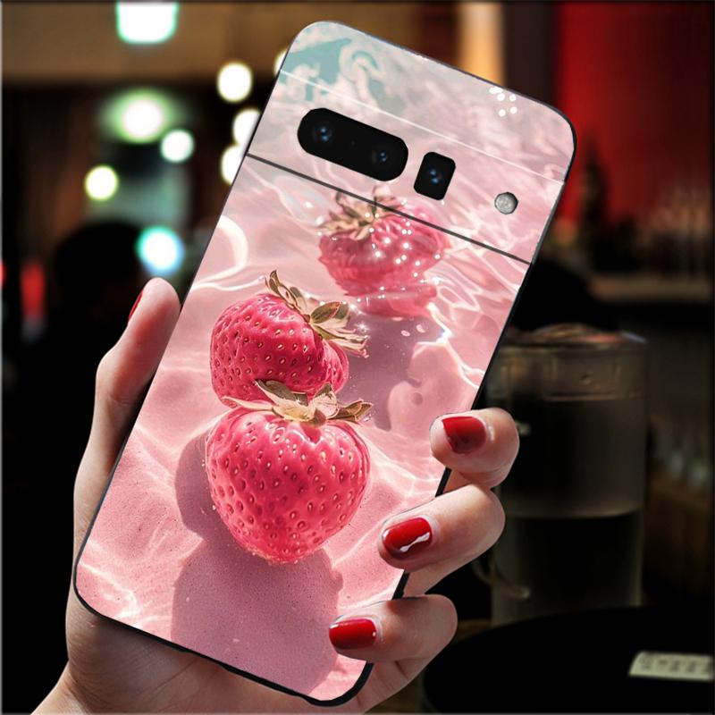 Obst Wassermelone Berry Orange Telefon Fall Für Google Pixel 8 7 Pro 7A 7 6A 6 Pro Pixel 8A 4A 3A 4 XL Pixel 5 6 4 3 3A XL
