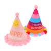 10Pcs/Bag Happy Birthday Party Hats Rainbow Diy Handmade Cap Crown Baby Shower Decoration Boy Girl Birthday Party Photo Props