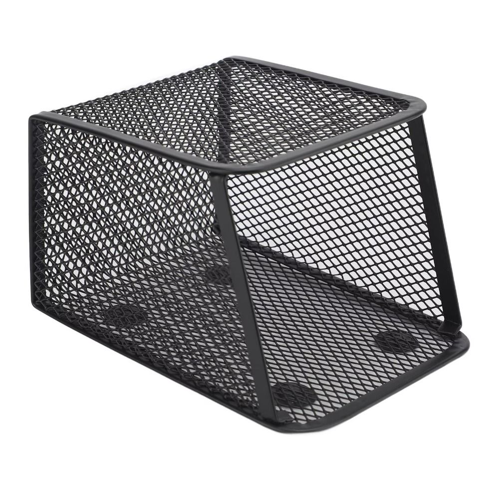 Mesh Magnetic Pencil Holder Strong Magnets Magnetic Storage Basket Metal Storage Box  Refrigerator