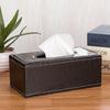 Crocodile Pattern Leather Tissue Box