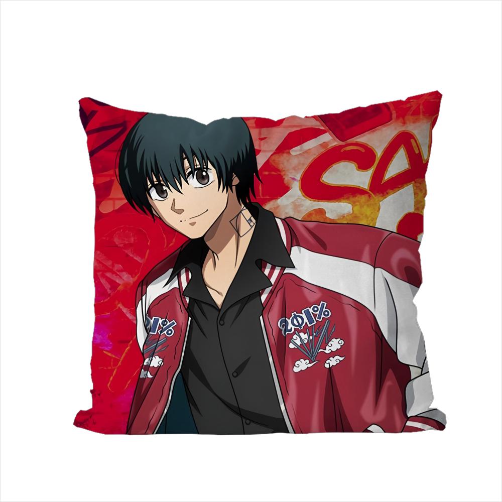 

Nagumo Yoichi Japan Pillow Case For Car Sofa Decorative Home Doublesided Print Plush Square Throw Pillow Cushion Cover 30x30cm
