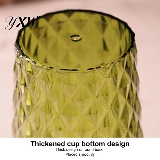 Water Mug 400ml Coffee Cup Large Capacity Shatterproof Acrylic Unbreakable Soft Drinks Tumblers for Home