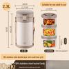 Portable 3-Layer Stainless Steel Insulated Food Container
