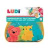 Ludi Bath Toy - 4 Animal Sprinklers + Storage Net - Pvc - from 10 Months