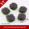 Miniature Grass Tufts for Sand Table Models - Wild Scenery Vegetation & Flower Clusters