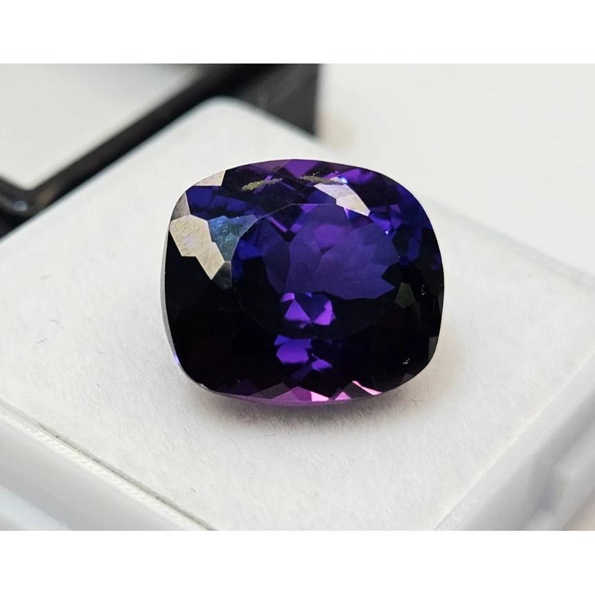 Certified Purple Pink Sapphire Cushion Cut 9+ Ct Stunning Loose Gemstone
