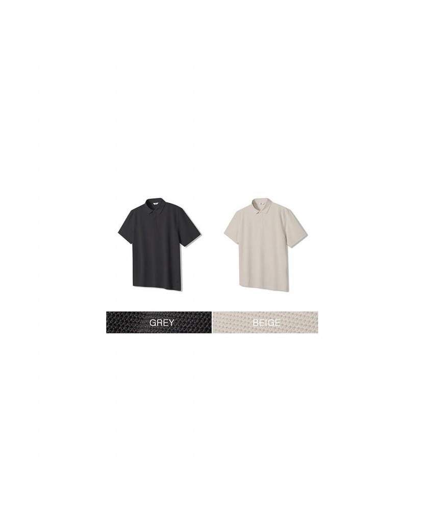 NOTIG Cool Touch Polo Shirt Beige_Oks1T1Ts104I1