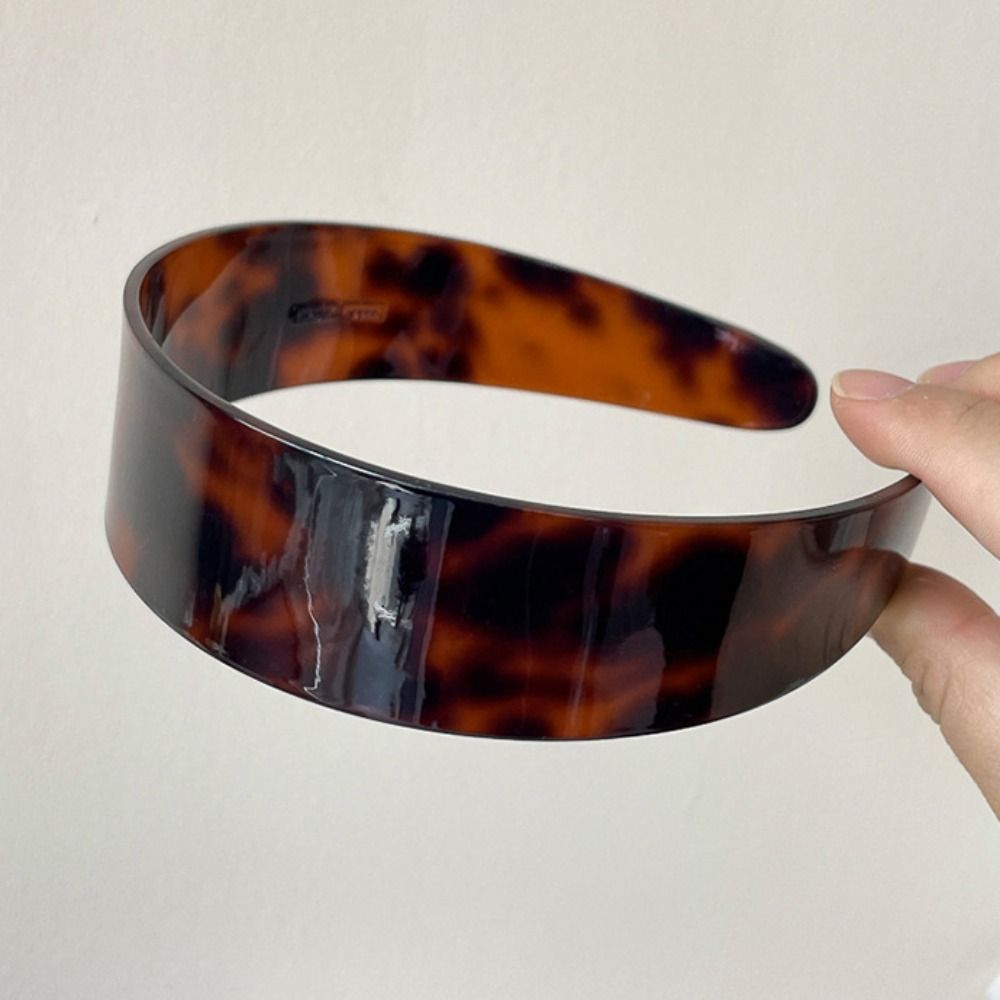 Headdress Leopard Headband Acetic Acid Korean Style Hair Hoop Retro Hairband Photograph