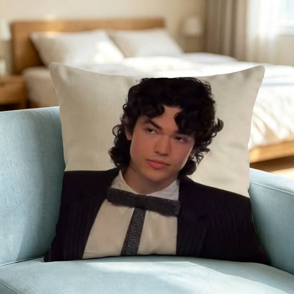 Conan Gray B-Bedroom-Pop Pillow Case Square Double-Sided Sofa Cushion Cover Bedroom Bedside Pillow Gift