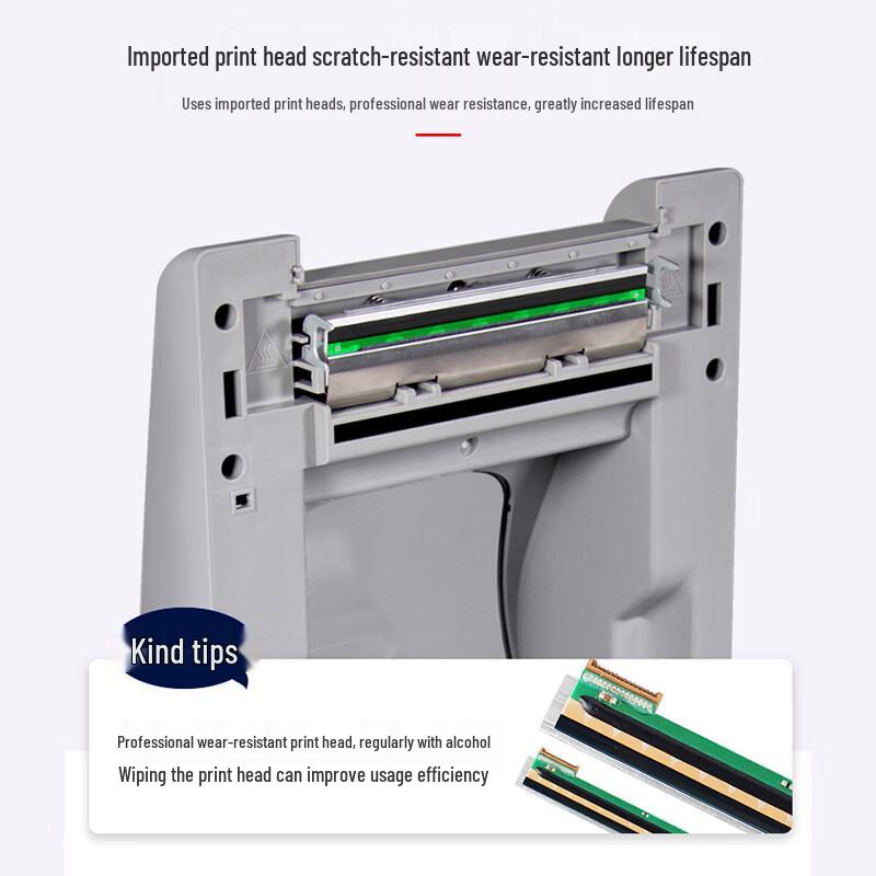 Zhongying ZY-U86+ Thermal Label Printer CN Plug (adapter Included)