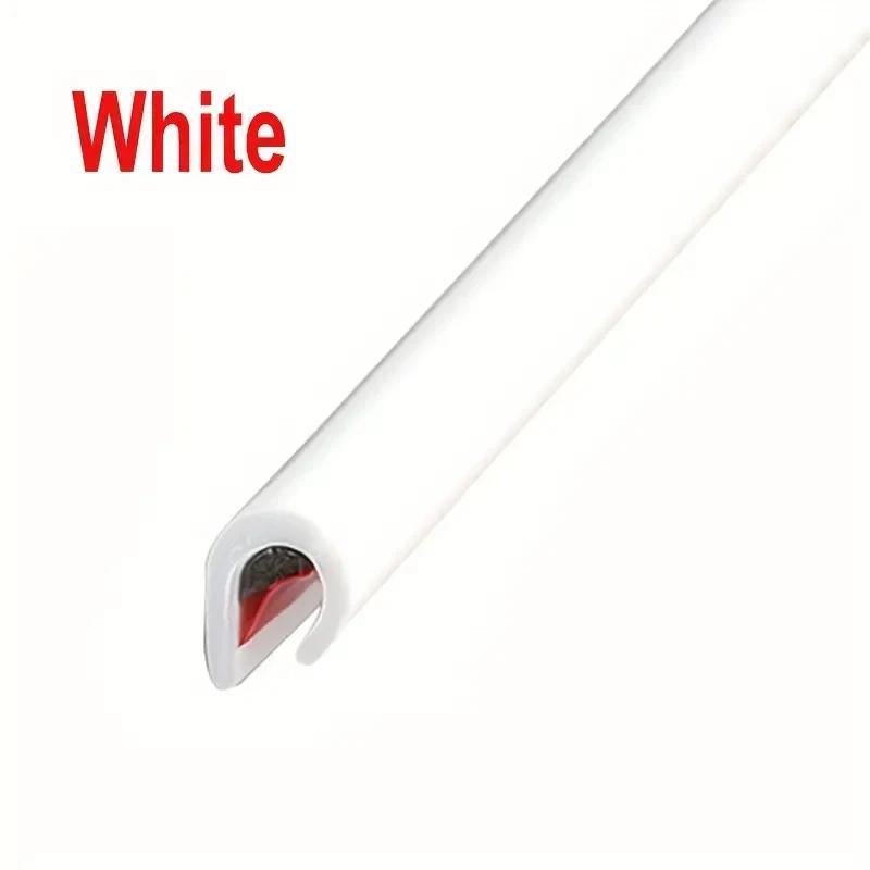 5M Ochrana hran dveří auta Univerzální Auto Páska proti poškrábání Chromovaná lišta Těsnící páska pro výstup vzduchu Kapota dveří Kufr