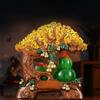 Golden Toad Attraction Wealth and Happiness Ornament Crystal Wealth Tree Gourd Money Shaker Tree Opening Decoration Gift