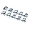 10 Stück 11-13mm/13-15mm Schlauchschellen Mini-Clip Kohlenstoffstahl Diesel