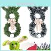 Adorable Easter Bunny Bow Decorative Wreath For Charming Holiday Celebrations