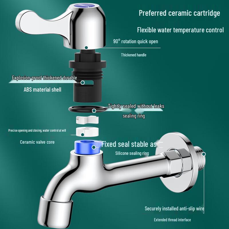 BSITN Single Cold Mop Sink Faucet