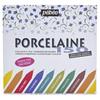 Pebeo Porcelain 150 Acrylic Markers for Assortment Water-Based Ceramic, 0.7mm, 9-Color