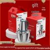 Large-Capacity Stainless Steel Meat Grinder & Food Processor: Multi-Functional Mincer, Vegetable Chopper, Baby Food & Stuffing Maker