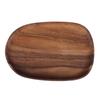 Ruhan Japanese Style Walnut Wood Oval Plate
