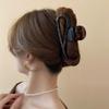 Haarklammer Flache Klammer Thema Haarklammer Elegant Breite Haarspange Haarspangen Starker Halt Haarnadel für Mädchen