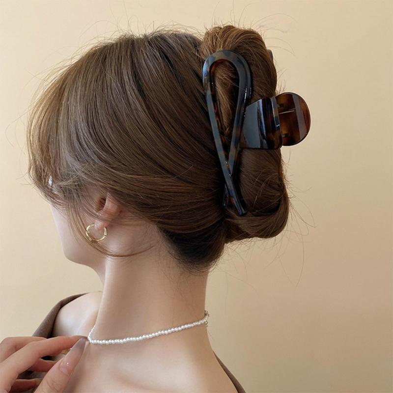 Haarklammer Flache Klammer Thema Haarklammer Elegant Breite Haarspange Haarspangen Starker Halt Haarnadel für Mädchen