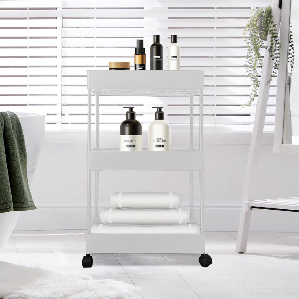 Carrito de Almacenamiento Slim 3 Alturas 62x40.5x22.5cm