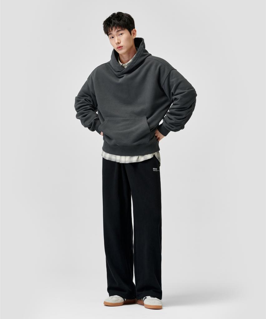 AGOD Peach Brushed Sweatpants [Black]