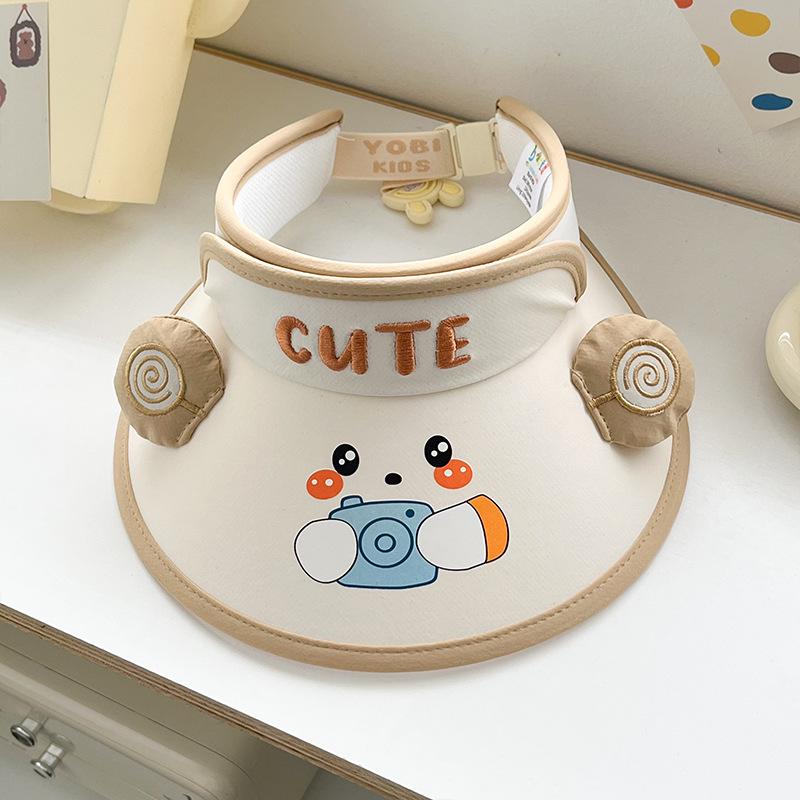 New Children's Sun Hat Little Girl UV Sun Hat Boys and Girls Big Hat Summer Empty Top Hat