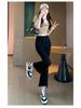 Women's Slimming Black Micro-Flare High-Waisted Jeans - Spring 2025 Petite Collection