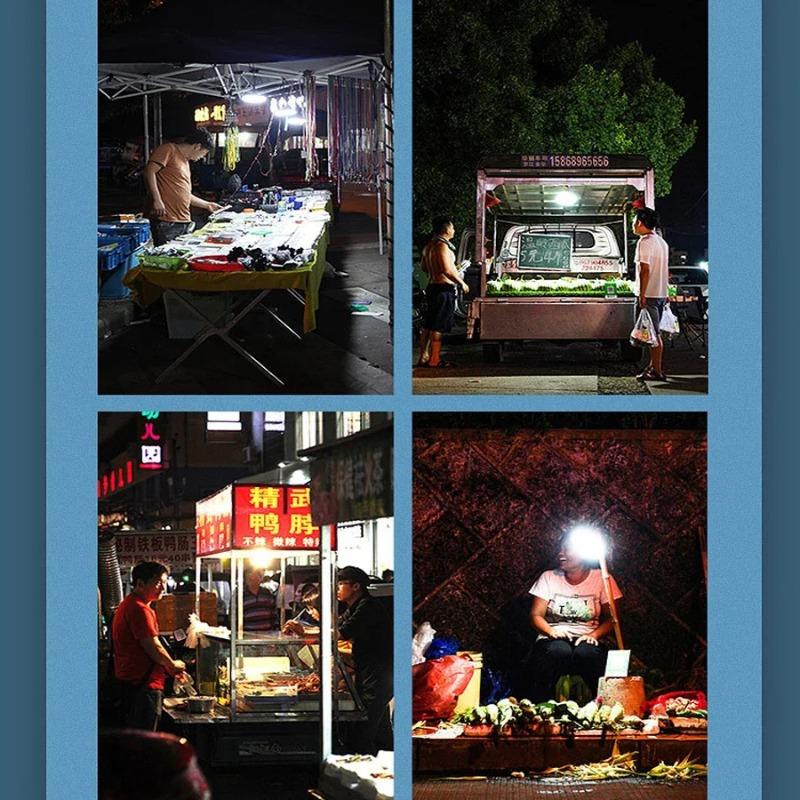 3 In 1 Magnetic USB Rechargeable Camping Light Power Bank Portable Lantern Flashlight for Outdoor Emergency Tent Garden Night