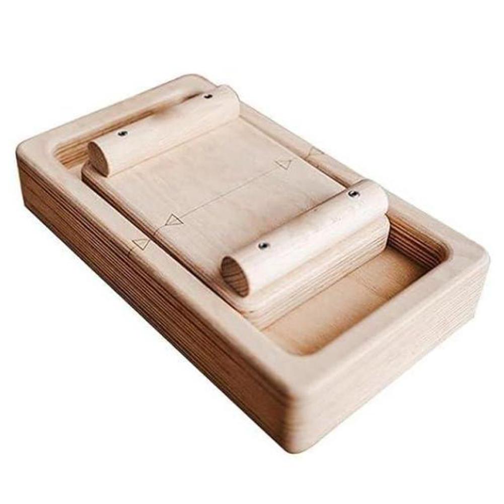 Wooden Finger Exerciser Portable Finger Strengthener Multi-Function Wrist Strength Trainer Finger Gripper for Home Dormitory