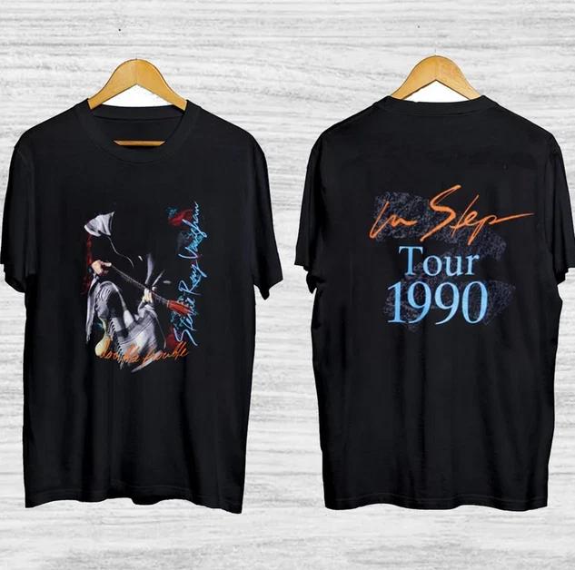 1990 Stevie Ray Vaughan In Step Tour T-Shirt 4XL
