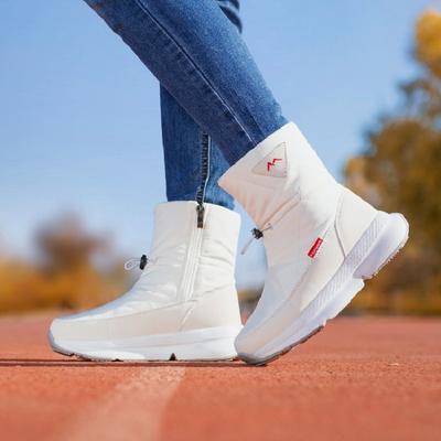 Women's Plush Antiskid Snow Boots Thickened Warm Keeping Light Casual Cotton Shoes Winter Sports Shoes 36-41