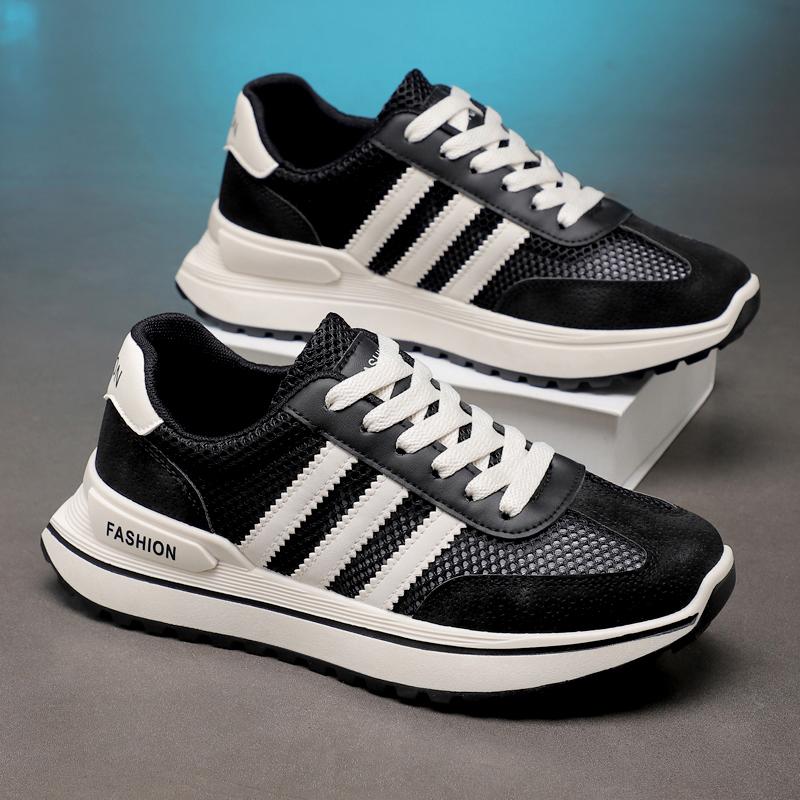 Stretchable Running Shoes for Men Casual Sports Sneakers - Wide Toe Jogging Trainers Free Shipping