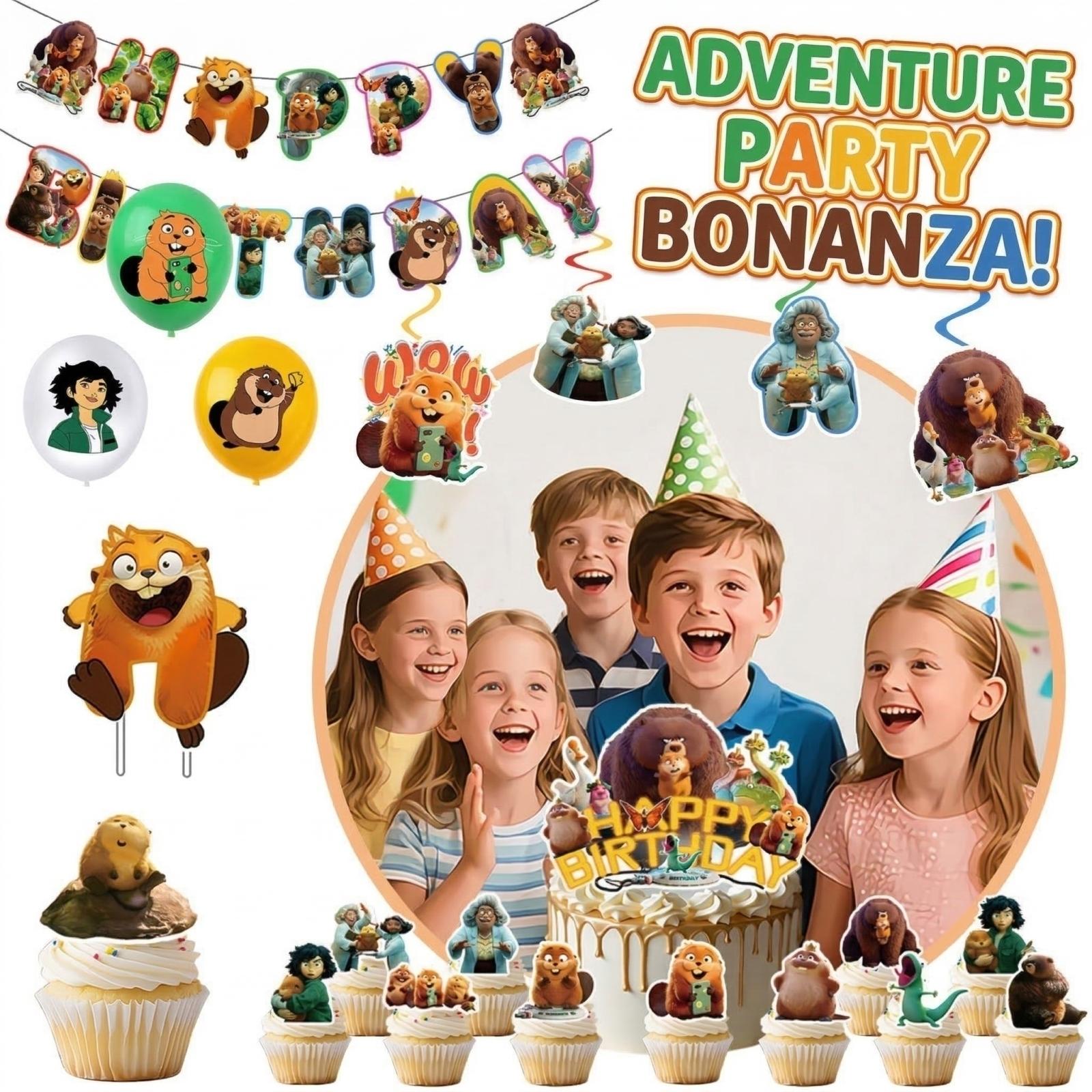 

Hot Anime Movie-themed Birthday Party - Decorate With Movie-themed Flags And Balloons For The Cake. Party Decoration Set. One Size
